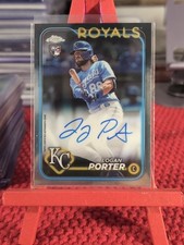 2024 Topps Chrome - Rookie On Card Autographs #RA-LP Logan Porter Kansas City