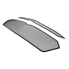 Fits 2018-2021 Chevy Traverse Upper Stainless Steel Black Mesh Grille Insert