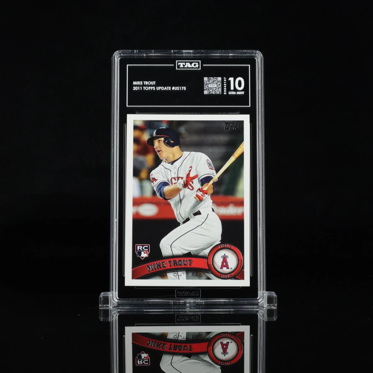 Mike Trout 10 Graded Baseball Sports Trading Cards & Accessories