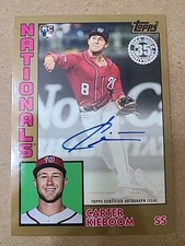2019 Topps Update - Carter Kieboom 1984 Gold Auto RC /50