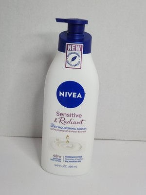 Nivea Fragrance Free Sensitive & Radiant Body Lotion 16.9 oz