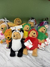 10 WINNIE THE POOH AND FRIENDS Disney Store Disney 8  Plush Bean Bag NWT