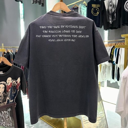 Twin Peaks Faded Black T-Shirt L