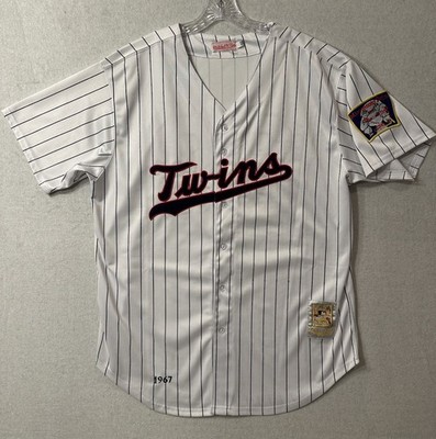 Mitchell & Ness Minnesota Twins 1967 Rod Carew #29 Rookie Jersey MLB Size 52 New