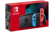 Nintendo Switch V1 - 32GB - Grey Console Neon Red/Neon Blue Joy-Cons