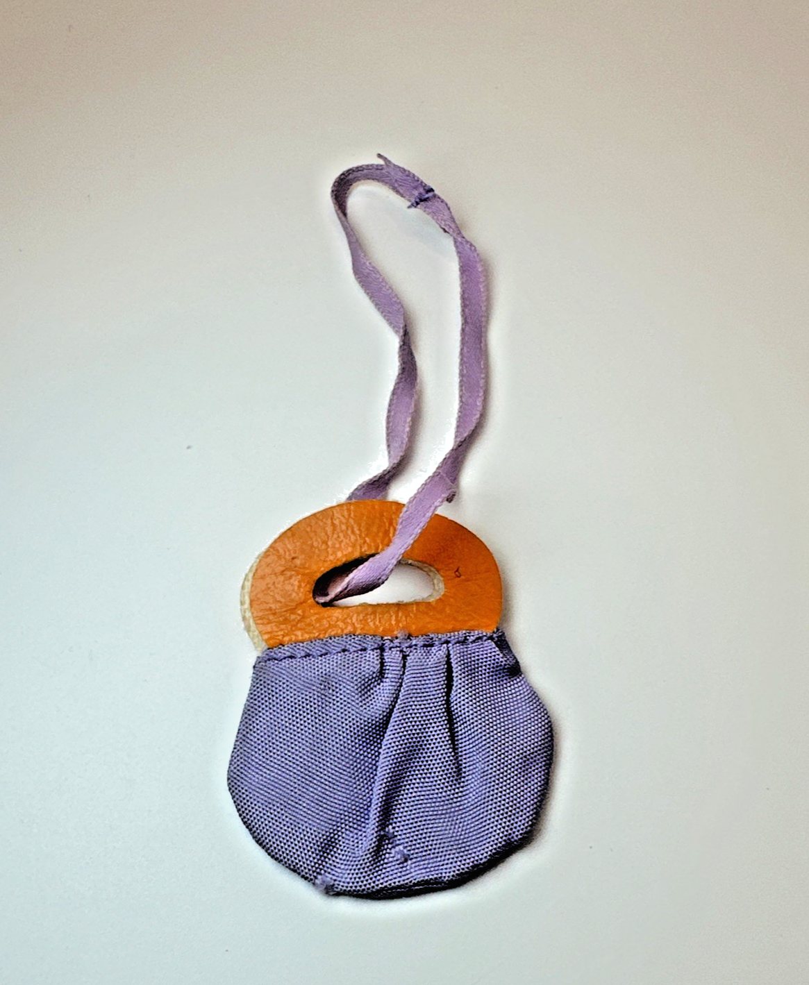 Vintage 1980 My Little Pony G1 Pony Wear Have a Luau Purple Purse Acc Hasbro