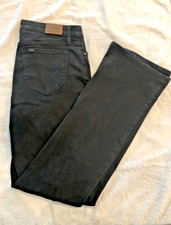 Lee Jeans Women 14 L Black Denim Bootcut Regular Fit Boot Cut Mid  Rise,