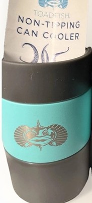 TOADFISH NON-TIPPING CAN COOLER  Smartgrip Technology NEW