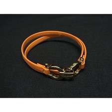 Salvatore Ferragamo Double Gancini 2-Row Bracelet Choker Accessory Orange Fz3373