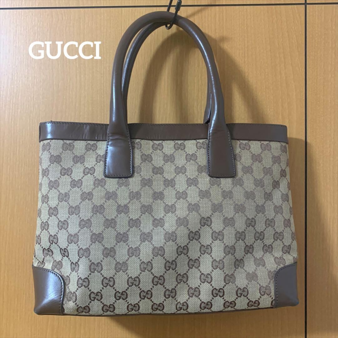 GUCCI GG Logo Handbag Authentic From Japan