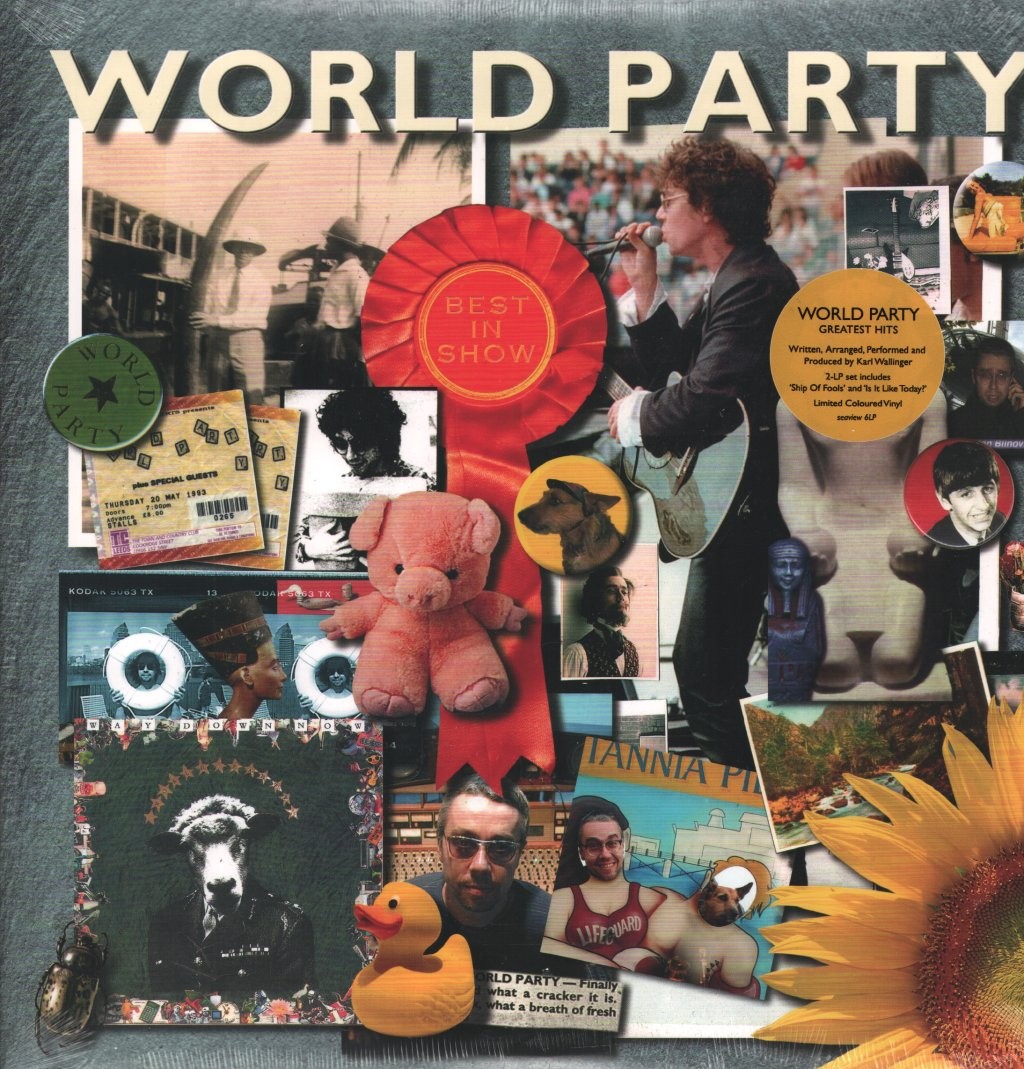 World Party Best In Show double LP vinyl Europe Seaview 2025 Limited coloured