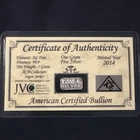 Mint  2014 ACB 1 Gram Bar .999 Fine with COA, GREAT Stocking Stuffer, HOT HOT 👀