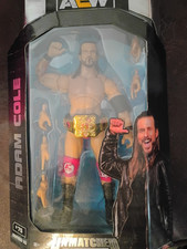 AEW Unmatched Adam Cole Action Figure w/ Belt & Interchangeable Hands