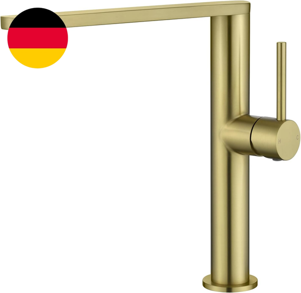 Tohlar Wasserhahn KüChe, SpüLbeckenarmatur, Einhebel KüChenarmatur Aus Edelstahl-image
