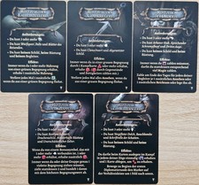 Tainted Grail: Item Sets, 5 Rüstzeug-Karten,...
