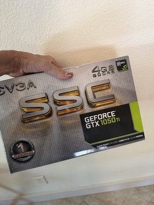 EVGA GeForce GTX 1050 Ti SSC GAMING 4GB GDDR5 Graphics Card (04G-P4-6255-KB)