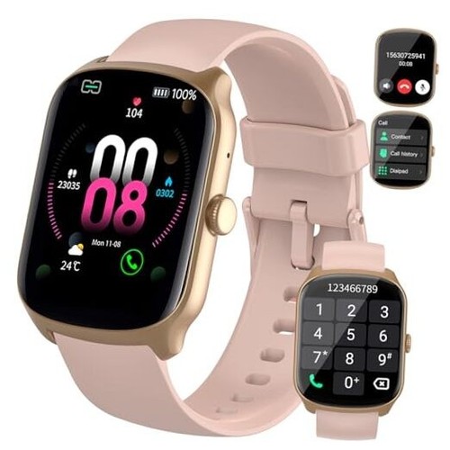 Smart Watch for Men Women (Dial/Answer Calls), 1.95"HD Curved Screen Casual