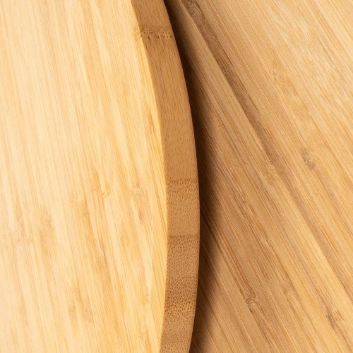 FUMOSA Pizza-Servierteller »PIATTO« aus Bambus, 2er-Set | Pizzateller Holzteller - Bild 3 von 4