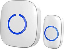 Model C Wireless Doorbell Operating at Over 500-Feet Range with Over 50 Chimes