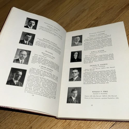 HARVARD BUSINESS SCHOOL YEAR-BOOK 1926-1927 - Picture 7 of 24