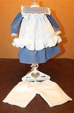 Pleasant Company American Girl Samantha Play Dress Pinafore Bloomers Hanger 1991