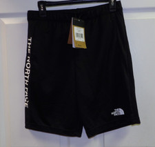 NWT The North Face Boys Never Stop Knit Training Shorts Flash Dry Large Black