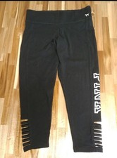 VS Victoria's Secret Capri Cropped Leggings Size L Large Caged Cut Out yoga pant