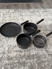 Lot Of 4 Círculon Pots And Pans With No Lids