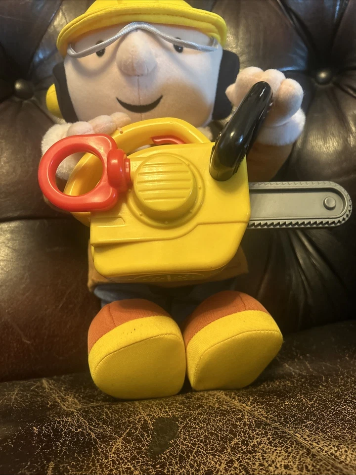 Bob El Constructor Juguete Leñador Bob por Playskook 2002 Probado Animado Hablando Foto 3 de 4