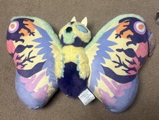 MOTHRA PASTEL COLORS Pillow 20" PLUSH BAM Books A Million Exclusive Godzilla NEW
