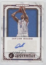 2020-21 Chronicles Excalibur Apprentice Signatures Red Jaylen Hoard Auto 0n6n