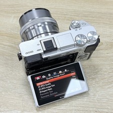 Sony Alpha a6100 24.2MP Mirrorless SLR Digital Camera W/ 16-50mm Lens Silver