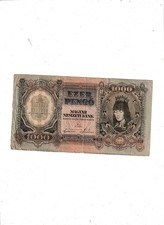 HUNGARY 1000 PENGO 1943