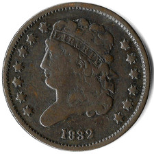 1832 Classic Head Half Cent    *     Nice Details