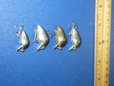 Lot of 4 Yozuri Yo-Zuri Snap Bean Minnow Lures Trout