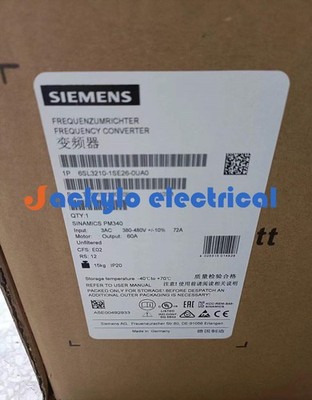 new Siemens 6SL3210-1SE26-0UA0 SINAMICS S120 6SL3210-1SE26-0UA0 P0wer M0dule