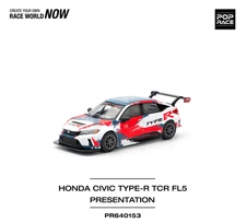 Pop Race Honda Civic Type-R FL5 TCR PRESENTATION 640153 1/64