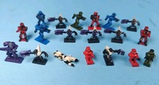 Mega Bloks lot Of 19 Halo Universe Metal Seri...