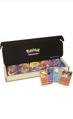 Pokémon TCG Kanto-Stärke Mini Tin Blechdosen 5er-Pack, sealed