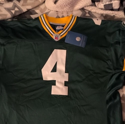 Brett Favre Green Bay Packers Signed Football Jersey with COA