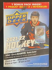 2021/22 Upper Deck Hockey Series One Factory Sealed NHL Blaster Box!!