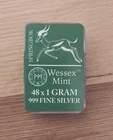 New Listing48 x 1g Springbok Wessex Mint 999.9 Fine Silver Bars RRP £286 UK ONLY