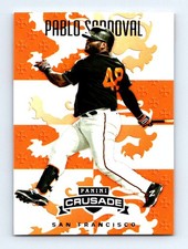 #176 2025 Panini Crusade BASE ] Pablo Sandoval San Francisco Giants