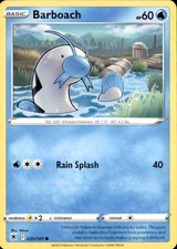 Pokemon Barboach 35/189 Astral Radiance Non-Holo 3 Card Lot