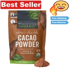 Guilt-Free Organic Cacao Powder 227g - Rich Flavor for Baking & Healthy Treats