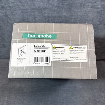 Hansgrohe ShowerSelect Thermostatic 2-Function Trim in Brushed Nicke