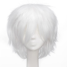 Unisex Short Pixie Cosplay Hair Wig for Women Mens Male Fashion Fancy Style Cost