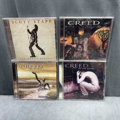 Creed & Scott Stapp Solo 4 CD Lot Bundle Human Clay My Own Prison Weathered