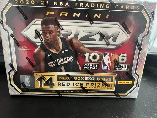 2020-2021 Panini Prizm NBA Basketball Mega Box Factory Sealed Edwards Pink Ice