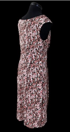 Dressbarn Women's Multicolor Faux Wrap Stretch Knit Ruched Waist Dress Size 12 - Picture 6 of 15